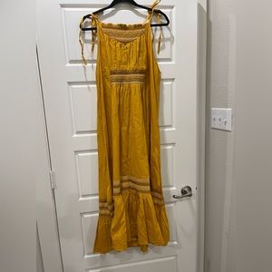 Free People embroidered maxi dress